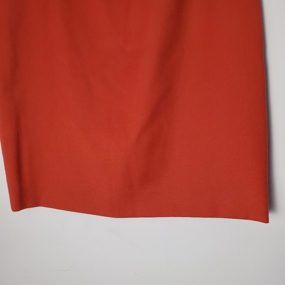 Vintage Conrad C Wool Orange Blazer and Pencil Skirt Set - Picture 6 of 15